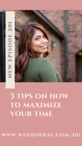Woman in green dress looking back with 3 tips on how to maximize your time